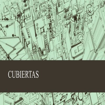 Cubiertas construcción | PDF