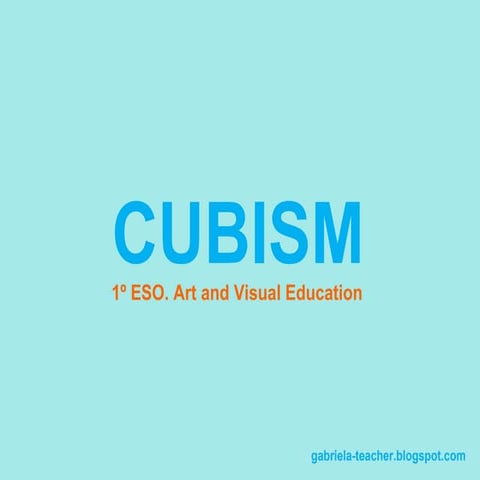 Pablo Picasso and cubism | PPTX