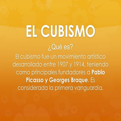 Cubismo