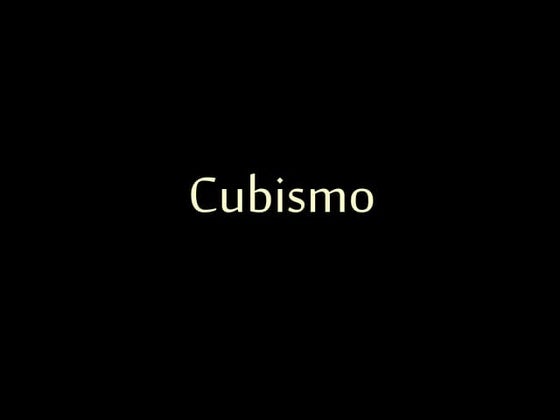 Cubismo | PPT