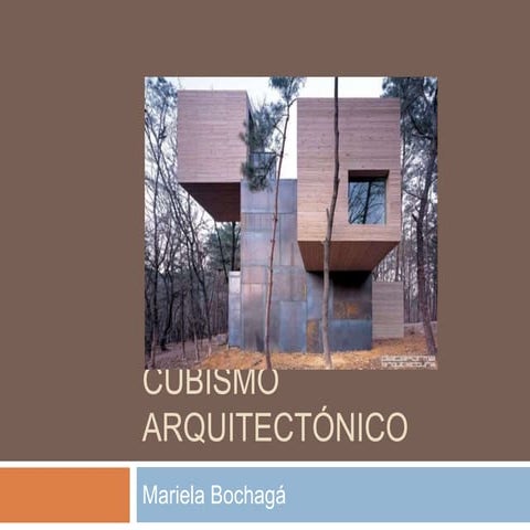 Cubismo arquitectónico