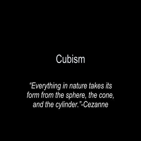 Cubism