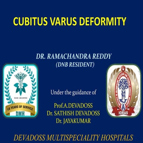 Cubitus varus deformity