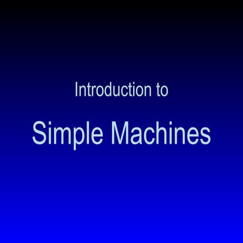 Simple Machine