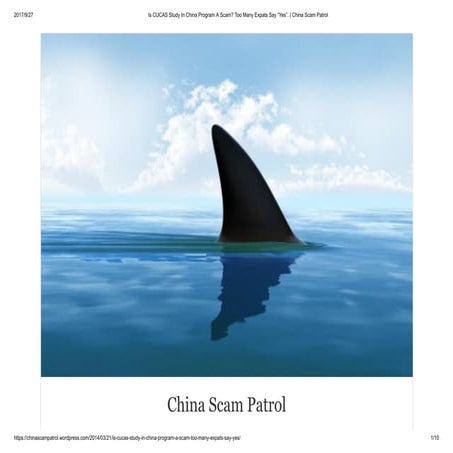 Cucas study abroad scam