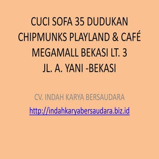 Cuci sofa 35 dudukan
