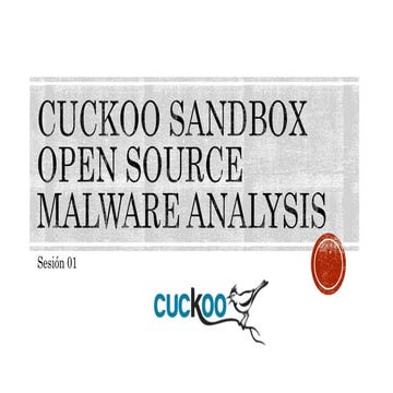 Cuckoo sandbox