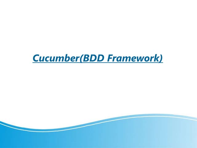 Cucumber presentation