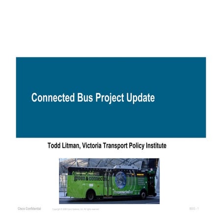Todd Litman - Connected Bus