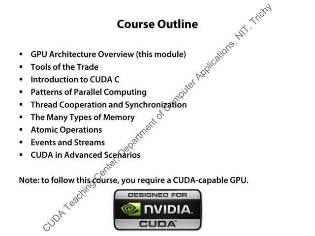 Cuda materials