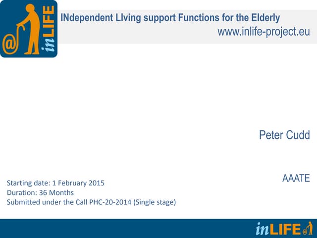 The H2020 InLife project - A platform for digital AT services in communities ...