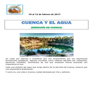 Viaje cultural: Cuenca y el agua