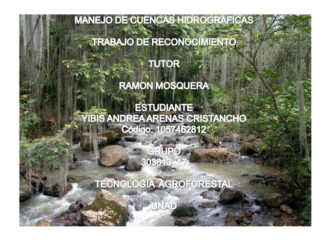 Cuencas hidrograficas.