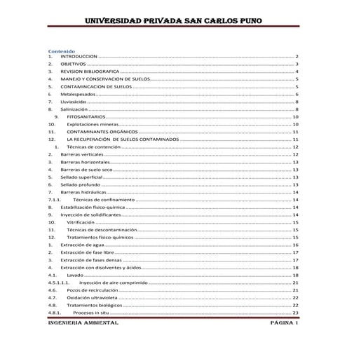 manejo y conservación de suelos