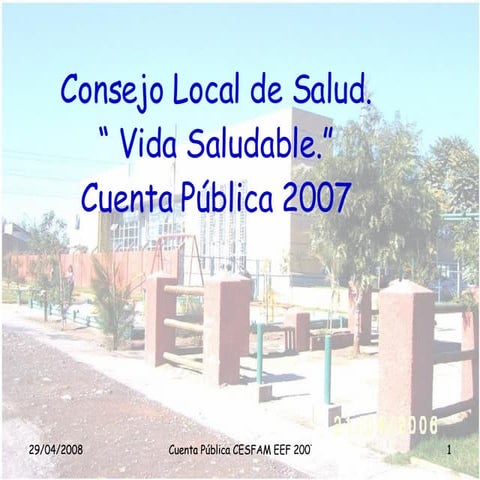 Cuenta 29 Abril 2007