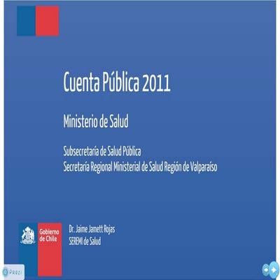 Presentación Cuenta Publica 2011 SSRV