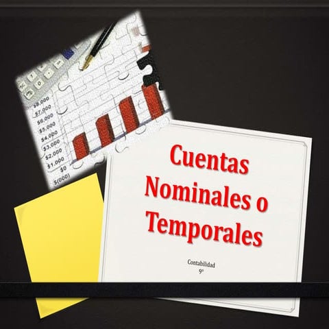 Cuentas nominales o temporales contabilidad