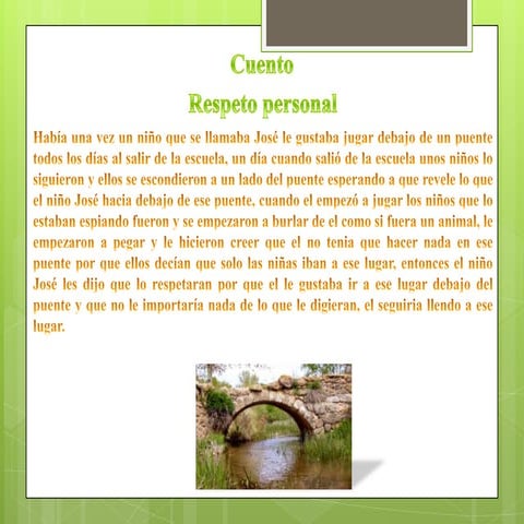 Cuento de respeto personal