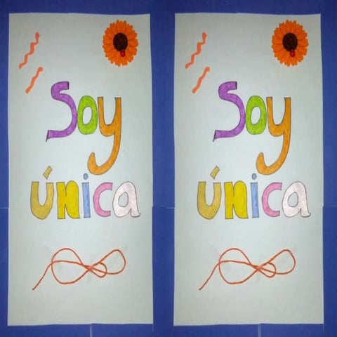 Yo soy única. Cuento.