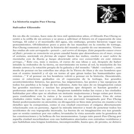 Cuento De Salvador Elizondo