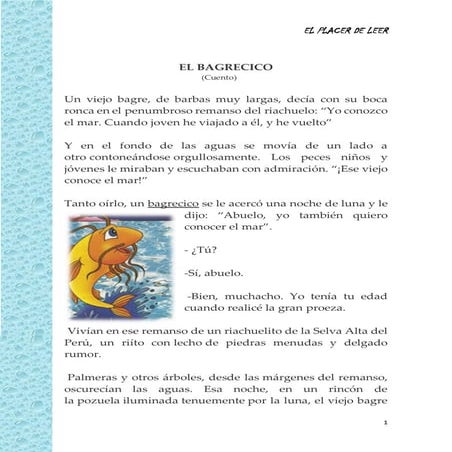 CUENTO - EL BAGRECICO.pdf - Document Preview