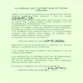 La babosa que quería ser un lindo c...