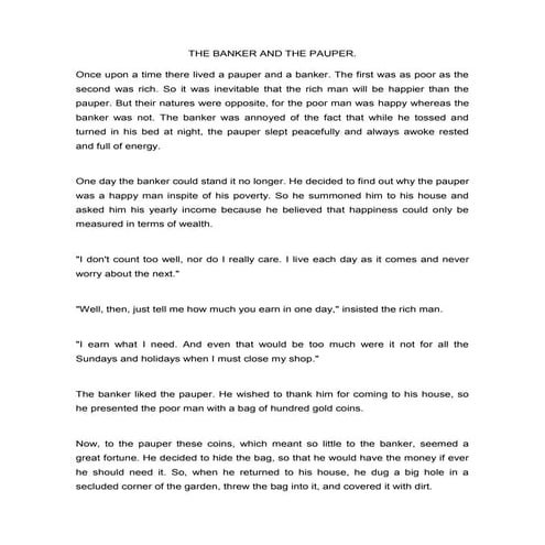 Cuento de ingles | PDF