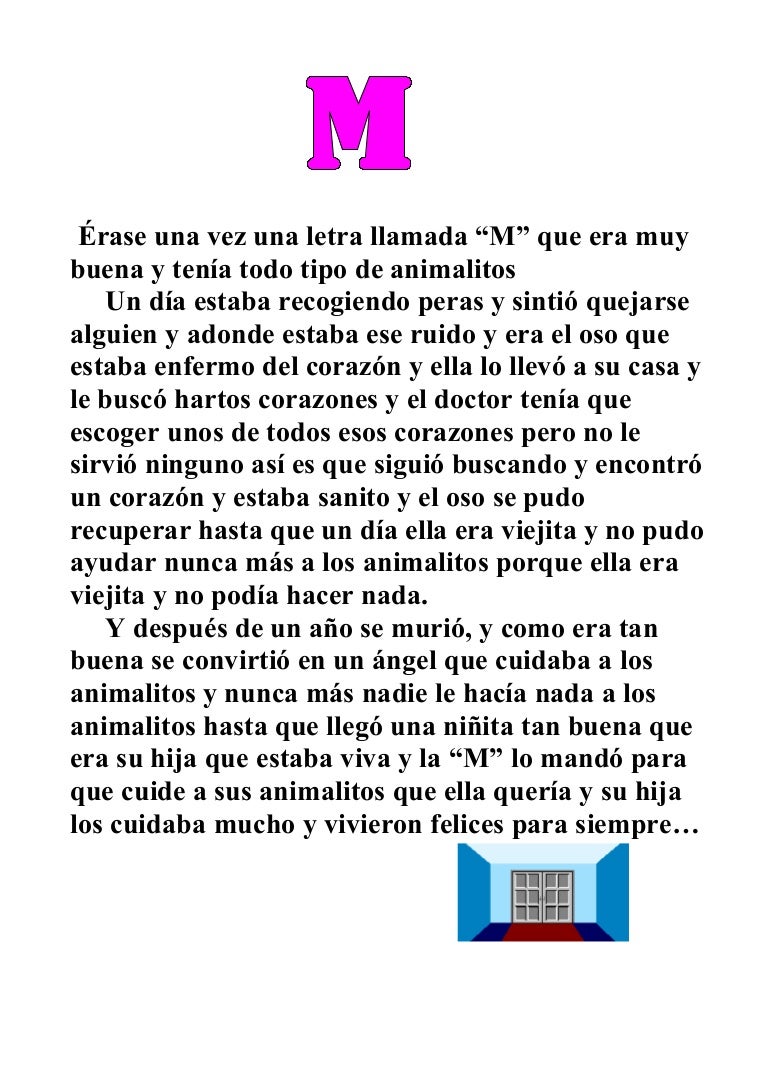 Cuento De La Letra M