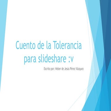 Cuento de la tolerancia