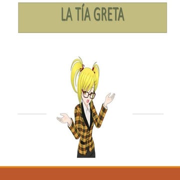 Cuento la tia greta