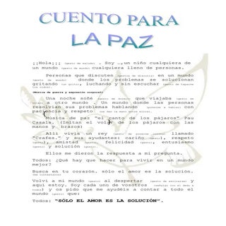 Cuento para la paz