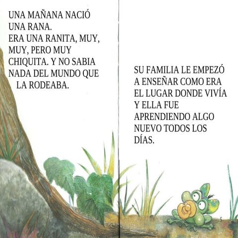La rana que queria volar (cuento) | PPTX