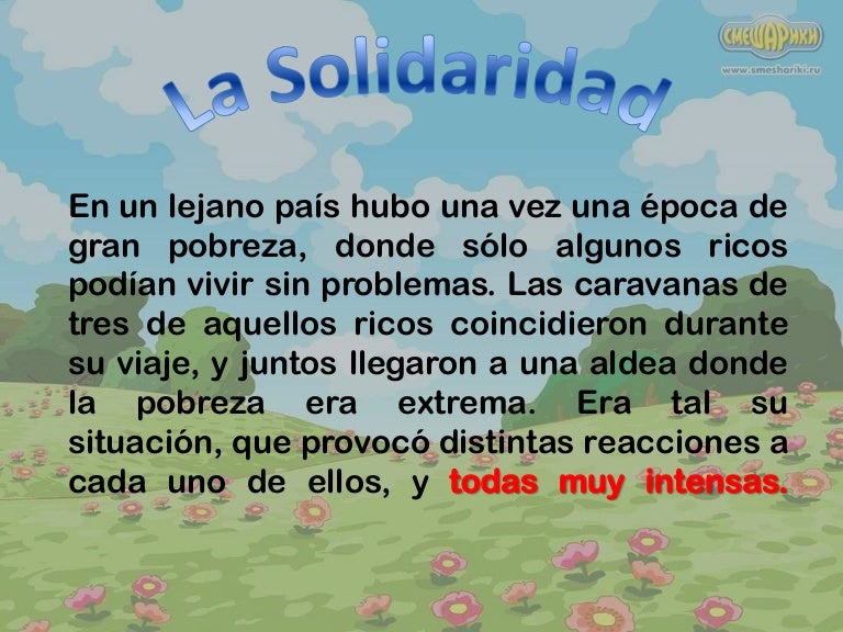 Cuento solidaridad