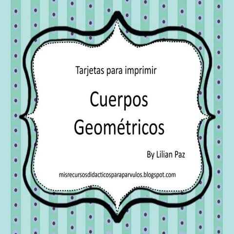 Cuerpos geométricos