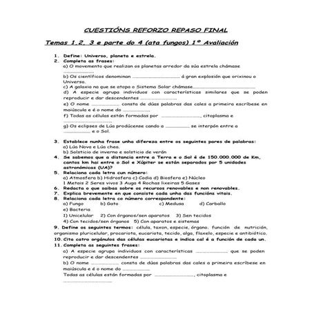 Cuestións reforzo repaso final