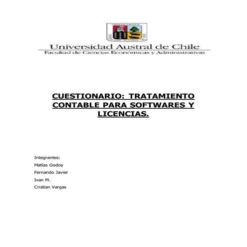 Cuestionario SIA UACh 2016