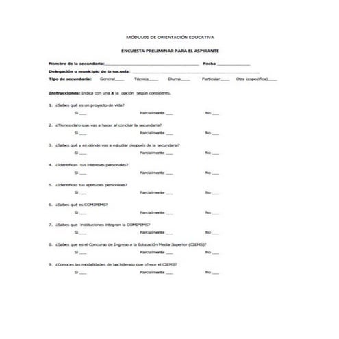 Cuestionario alumno inicial