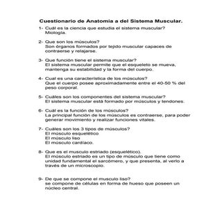 Cuestionario de anatomía a del sist...