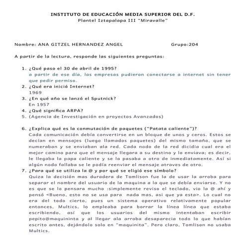 Cuestionario de compu