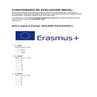 Cuestionario de evaluacion inicial ...