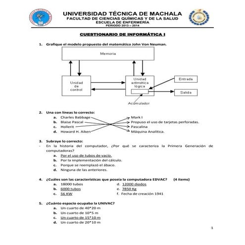 Cuestionario generaciones
