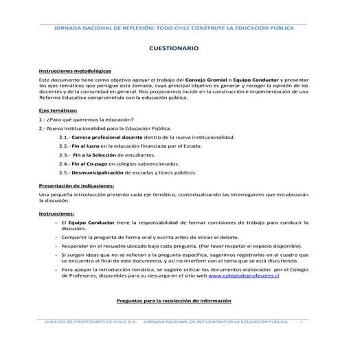 Cuestionariojornadadereflexion