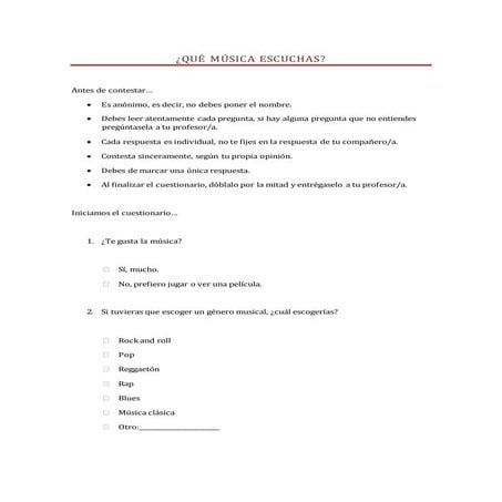 Cuestionario consumo arte