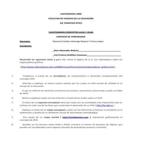 Cuestionario ovas avas alex-yuli