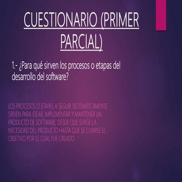 Cuestionario (primer parcial)