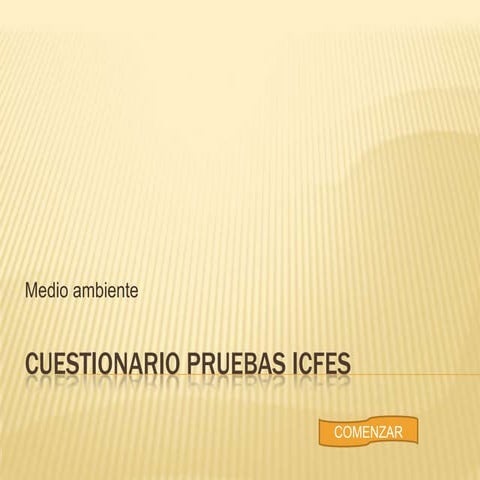 Cuestionario pruebas icfes seguridad