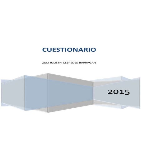 Cuestionario uml y objetos zuli