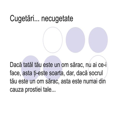 Cugetari Necugetate