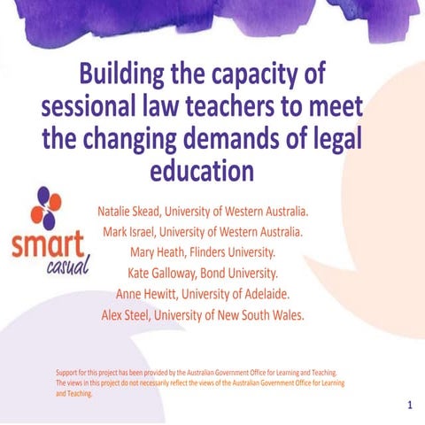 Meeting the changing demands of legal education