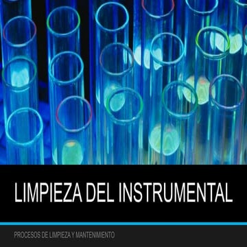 Cuidado del material quirurgico